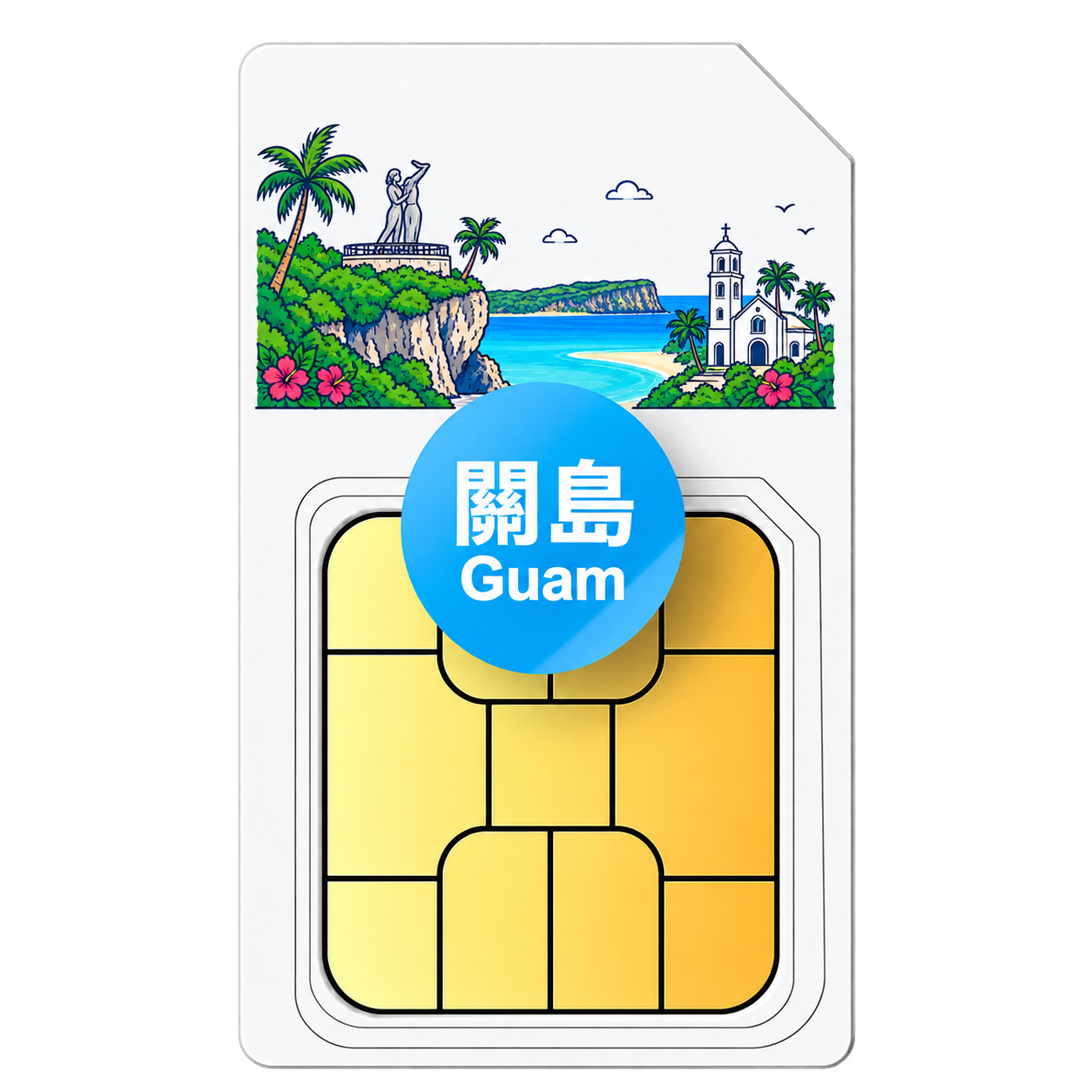 關島＋美國 總量型 eSIM｜GTA＋Verizon｜新加坡 IP