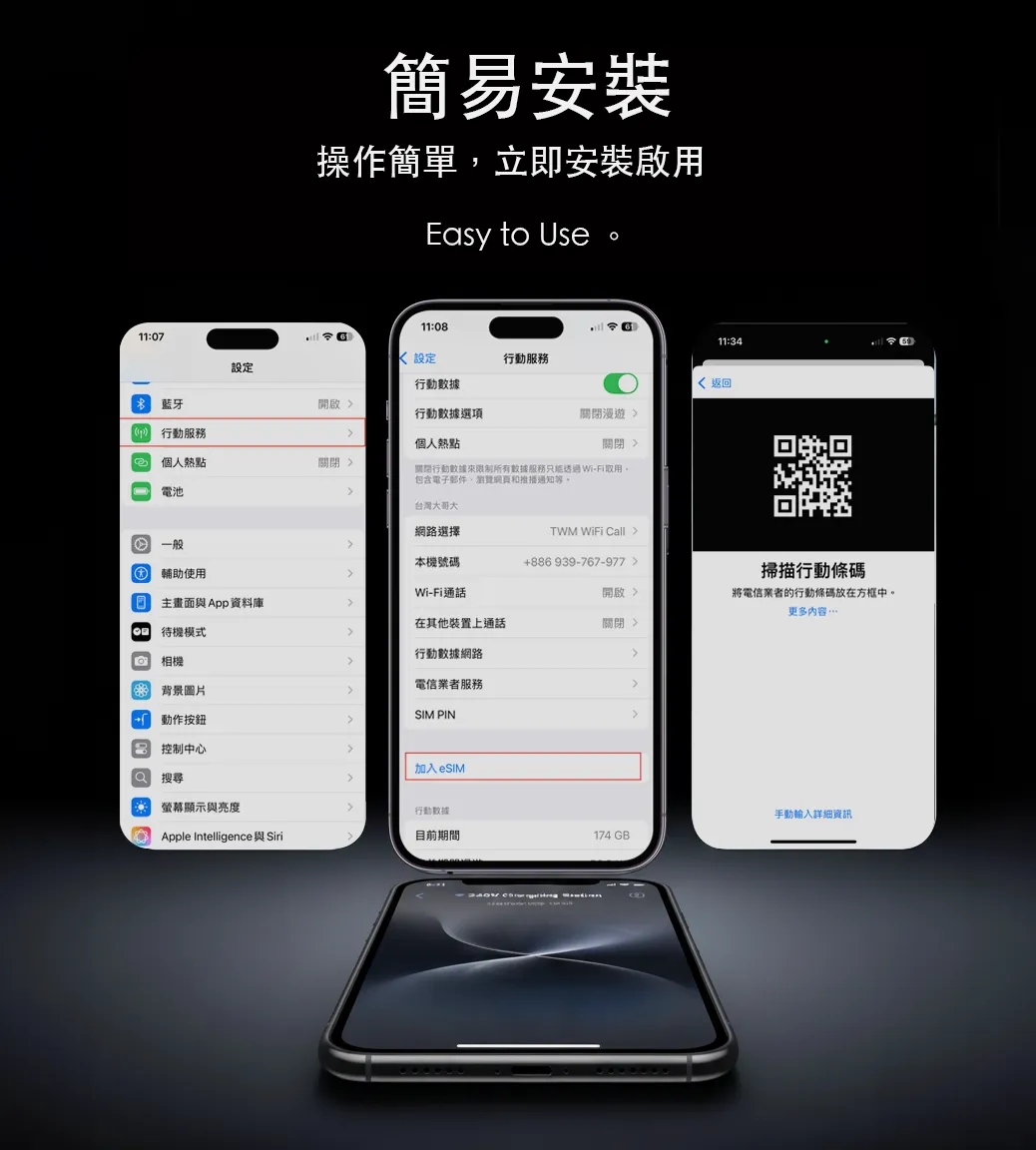 操作簡單立即使用 Jeko eSIM